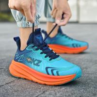 Zapatillas de correr de alta calidad para hombre y mujer, zapatos deportivos informales de malla cómodos y ligeros con amortiguación - details 21