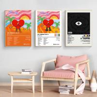 Póster de Lienzo Bad Bunny Un Verano Sin Ti de DHROOM Pintura de Album de Música Decoración para Habitación Diseño de Pared con Estilo de Arte y Calligrafía - details 2