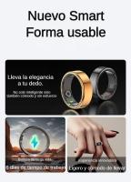 Anillo Inteligente SANLEPUS 2024, Rastreador de Sueño, Monitoreo de Frecuencia Cardíaca/Presión Arterial/Oxígeno en Sangre las 24 Horas, Rastreador de Actividad Física, Batería de 6 Días de Duración - details 1