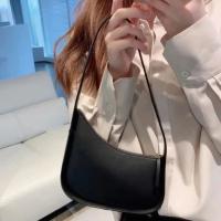 Nueva Bolsa De Hombro De Las Mujeres De Media Luna, De Moda Bajo El Brazo Suave Vintage Cierre De Cremallera Bolsa De Hombro - details 8