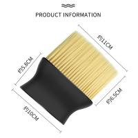 2Uds coche aire acondicionado fuera de tendencia cepillo de limpieza cepillo de eliminación de polvo interior costura polvo limpieza cepillo de cerdas suaves - details 0