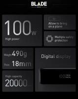 Baseus Power Bank 100W 20000mAh Carga rápida Tipo C Batería portátil para ordenador portátil - details 1
