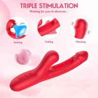 Vibrador de punto G de conejo para mujer, varita AV de empuje, potente consolador vibrador de punto G, estimulador de clítoris y clítoris - details 4