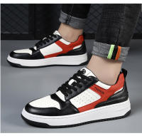 Zapatos casuales de moda de cuero nuevos, zapatillas de hombre con plataforma blanca - details 19