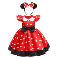 Disfraz brillante de Minnie Mouse para niñas pequeñas y niños, disfraz de Cosplay para niñas, fiesta de cumpleaños, vestido elegante de Pascua - details 6