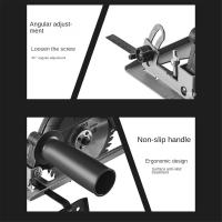Convertidor de amoladora angular de mano para cortar, soporte de amoladora ajustable de 40mm de profundidad, herramienta de mesa de carpintería - details 1