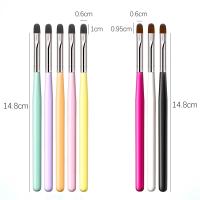 Pincel De Arte Para Uñas Con Patrón Fototerapia Acrílica UV Gel Extensión Constructor De Capa Pincel De Dibujo DIY Accesorios De Manicura Herramientas De Pintura - details 4