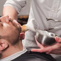 Juego de cuidado de limpieza para hombre, cuenco de espuma para afeitar, afeitado de peluquero, barrido de barba de nailon - details 4