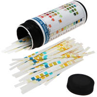 Papel de prueba de urinálisis URS-14, tiras reactivas de cetona, tiras de prueba de orina, leucocitos, nitrito, urobilinógeno, proteína pH 100 piezas - details 1