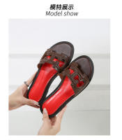 Sandalias de moda de verano 2025, chanclas de playa de una tira, zapatos planos de viaje para mujer - details 7