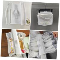 Almacenamiento de juguetes de baño para bebé de gran capacidad, diseño de malla, bañera multicompartimento, organizador de juguetes, fácil clasificación, secado rápido - details 3
