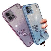 Funda de Teléfono de Diamante de Agua Flor Aplicación de Gaanoplasty para Motorola G72, G84, G54, G32, G22, G52, G30, Power G - details 7