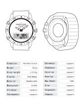 NORTH EDGE GAVIA reloj de buceo multifuncional para hombres brújula barómetro - details 13