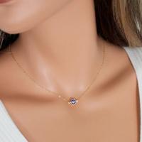 ¡Los más vendidos! Collar de ojo azul versátil Türkiye Devil's Eye para niña - details 3