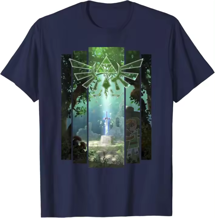 Camiseta con diseño de Zelda The Master Sword Lost Woods - 1