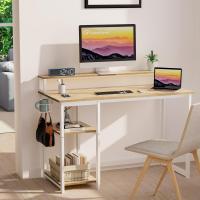 Monitor, Escritorio de Oficina con Estantes de Almacenamiento Ajustables, Escritorio Pequeño - details 1
