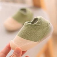Zapatos de primeros pasos para bebé, niño pequeño, niño y niña, suela de goma suave, zapatos casuales descalzos, botines de punto antideslizantes - details 4