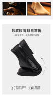 Zapatos de cuero traje de cuero de los hombres zapatos de boda de alta gama de negocios vestido de piel de vaca de primera capa zapatos de los hombres de estilo británico versátil primavera nuevos modelos - details 4