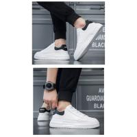 Zapatos De Hombre 2024 Nuevos Blancos Casual Moda Suela Gruesa Antideslizante Trabajo Seguridad Zapatos Moda Transpirables Impermeables Absorbentes De Sudor Duraderos Antiguo Y Sólido - details 9