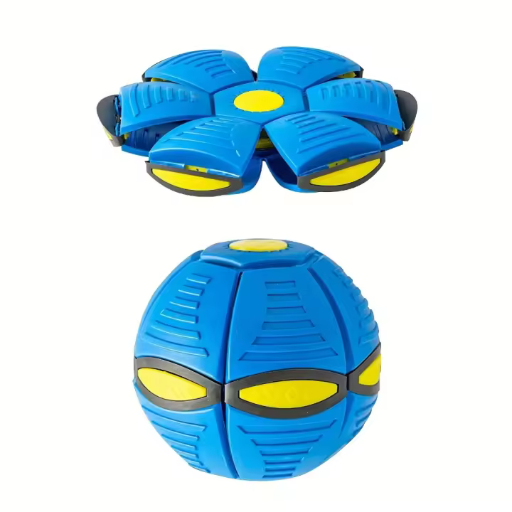 Pelota Rebotante con Plato Juguete Duradero Elástico Divertido para Perros - 1