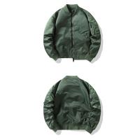 Spring Autumn Men's MA1 Bomber Jacket Fashion Hip Hop Streetwear Zipper Coats Men Baseball Uniform Pilot Jackets Clothing - details 5