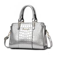 Bolso elegante con patrón de cocodrilo a la moda, bandolera de hombro de gran capacidad, mochila de lujo de alta gama - details 3