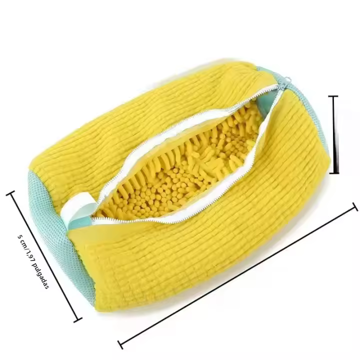 Bolsa De Limpieza Para Zapatillas 2/1PCS Malla De Enchufe Con Cierre De Cremallera No Abrosiva Para Máquina De Lavar Zapatos - 1
