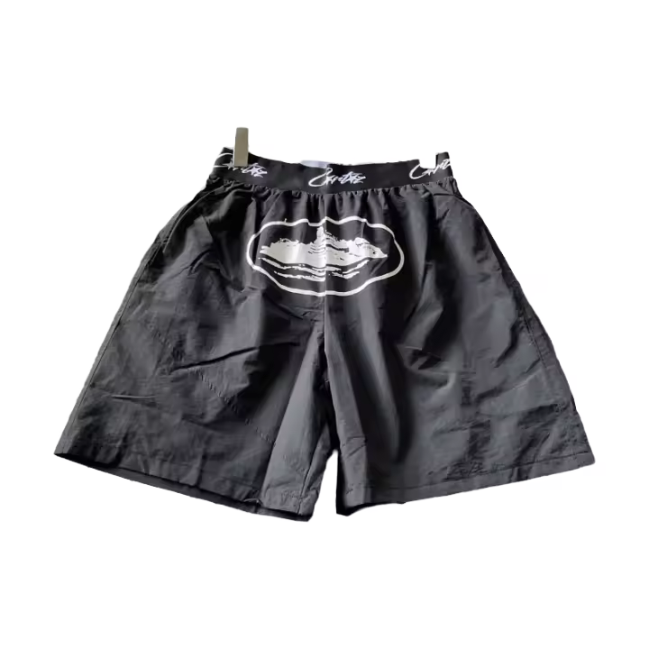Pantalones cortos deportivos de secado rápido con logo de la tendencia de moda superior de 2025, pantalones casuales de playa de cinco piezas para parejas de verano - 1