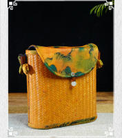 Bolso de Mano Creativo Hecho a Mano Estilo Chino Impreso en Satén para Ceremonia del Té Bolso de Cubo de Doble Uso en Varios Estilos - details 8