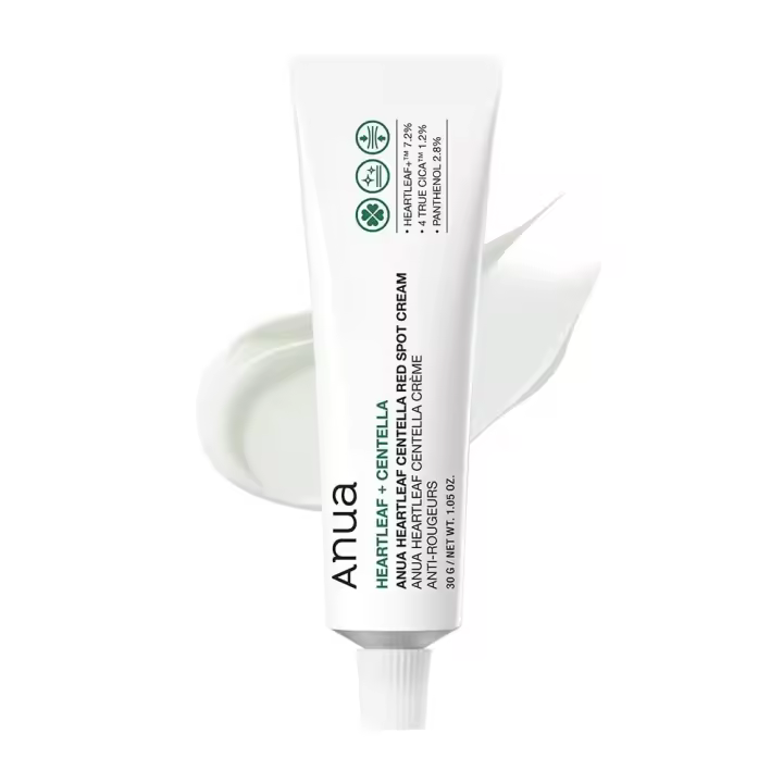 ANUA Heartleaf Centella crema roja, hidratación facial, alivio de la piel, niacinamida, centella, pantenol, tratamiento de manchas para - 1