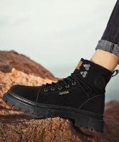 Zapatos de hombre con plataforma y cordones botas de goma para hombre de corte alto primavera otoño calidad Y2k Vintage Retro diseñador Casual oferta barata nuevo - details 14
