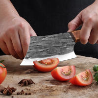 Cuchillo De Cocina InLeung De Acero Inoxidable Con Mango De Madera Para Slicear Pescado Carne Y Vegetales Herramientas De Cocina Chef Cuchillo De Resbaladizo - details 11
