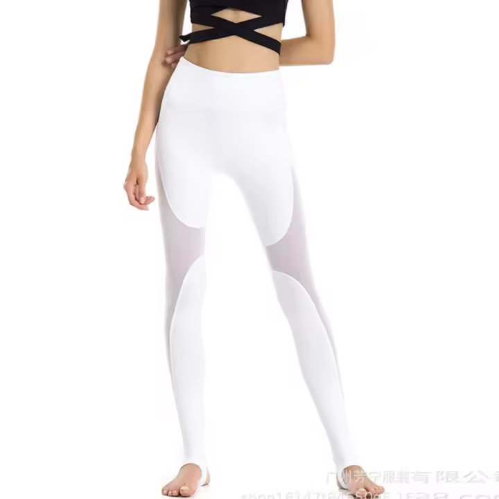 Pantalones De Malla Para Yoga, Cintura Alta, Levantamiento De Caderas, Ajustados, Adelgazantes, Fitness, Correr, Entrenamiento - 1
