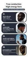 Auriculares inalámbricos deportivos de conducción de aire, audífonos HiFi con Subwoofer, estéreo, gancho para la oreja, micrófono, Bluetooth 5,3 - details 0