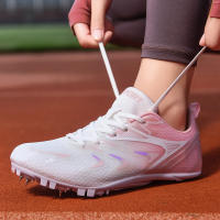 Nuevos zapatos de pista, picos para hombres y mujeres, zapatillas de salto largo de pie para correr de medio y largo. - details 11
