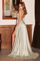 Vestido vaquero tres elegantes para mujer, cuello alto, espalda descubierta, cremallera trasera, estilo formal, moda cómoda 2025 - details 58