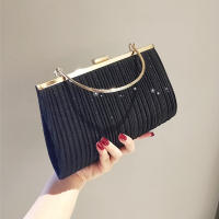 Luxy Moon-Bolso de mano de lujo para mujer, bolsa de mano de noche de albaricoque, bolso de hombro con cadena de fiesta, bolso de boda con lentejuelas femeninas - details 6