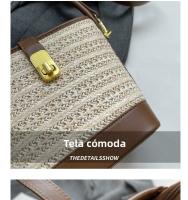 Nueva Bolsa de Verano 2025 Bolsa de Cruz Retro Versátil Estilo Tejido de Internet Famoso - details 3