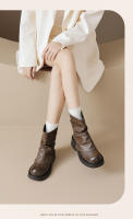 Botas de Mujer Estilo Británico Martin Augustine Nueva Primavera y Otoño Plataforma - details 2