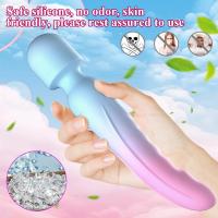 360 °   Vibrador AV de rotación para mujer, masajeador de punto G, varita mágica, estimulador de clítoris, consoladores de vibración potentes, Juguetes sexuales para adultos para parejas - details 6