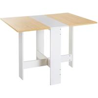Mesa Plegable Moderna de Comedor Diseño Compacto con 2 Alas Abatibles Madera 103x76x73,5cm - details 0