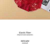 Sujetador De Talla Grande Para Mujer, Bragas De Encaje De Cintura Media, Ropa Interior Transparente, Sexy, Sueva y Cómodo - details 5