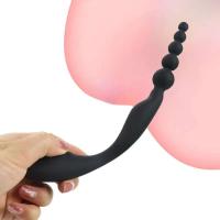 Leten Doble Penetración Dildo Inserción Anal y Vaginal para Adultos Juguete de Placer Sensual para Pareja - details 1