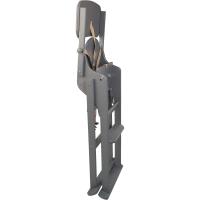 Trona Plegable de Madera, Natural, Silla alta para bebé y niño pequeño, Preensamblada, Elegante, Práctica y Ahorro de Espacio - details 6