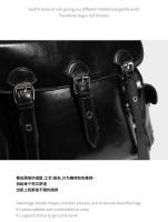 Elegante y sencilla, mochila multibolsillos de gran capacidad, pequeña mochila versátil de alta gama para viajeros. - details 13