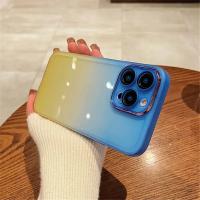 Funda de teléfono transparente de arcoíris degradado de lujo para iPhone 16 Pro Max 15 14 13 12 11 X XR XS Plus cubierta protectora de cámara a prueba de golpes - details 6