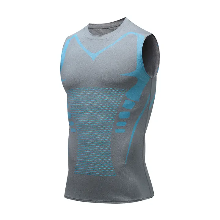 Camiseta Sin Mangas para Hombre Secado Rápido para Gimnasio Ropa de Fitness para Músculos - 1