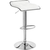 Taburetes de Cocina Giratorios 360° Altos con Asiento PVC Ajustables Diseño Elegante para Comedor, Sala de Estar, Cafetería Negro+Negro - details 71