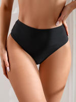 Nuevo traje de baño sexy de cintura alta con tanga, bañadores de bikini divididos - details 1