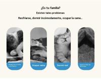 Sofá de Mascotas Suave y Mullido Ideal para Gatos y Perros Pequeños y Medianos, Material Antimecánico, Diseño Ergonómico - details 1
